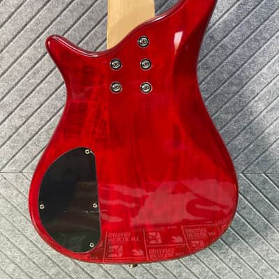 Dillion Avalanche Bass Rare Five String BEAST! Cherry! In-USA Setup! 2000's - Red image 11