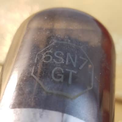 Ken-Rad VT-231 tNOS AT1000 TESTED Balanced! PI Vacuum Tube greyglass black glass WWII military JAN-CKR-6SN7-GT dual triode 1941-1946 image 7