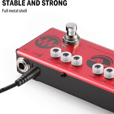 Donner Alpha Force 3-in-1 High Gain Distortion / Chorus / Delay Guitar Multi-Effects Pedal,price include the import duty to US buyer image 3