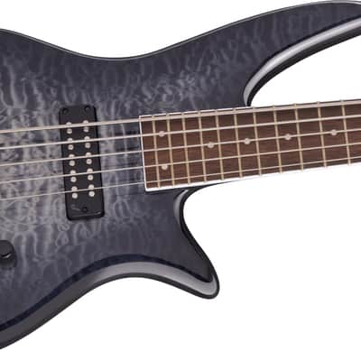 Jackson X Series Spectra Bass SBXQ V, 5 String Bass Transparent Black Burst image 6