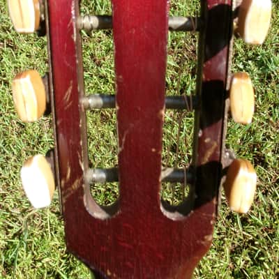 CIRCA 1963 Yamaha Nippon Gakki Dynamic Guitar No.10 Red Label image 11