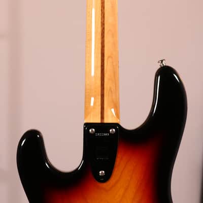 MusicMan Retro '70s StingRay 4 Bass - Maple Fingerboard, Vintage Burst image 11