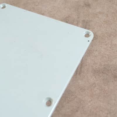 Fender Vintage Spec Aged White Relic Tremolo Cover Strat Back Plate Mint Green image 5