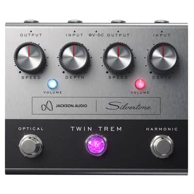 "NEW" Jackson Audio  1484 Twin Trem Tremolo Pedal Black/Silver, In Stock Ships Ultra Fast ! image 1