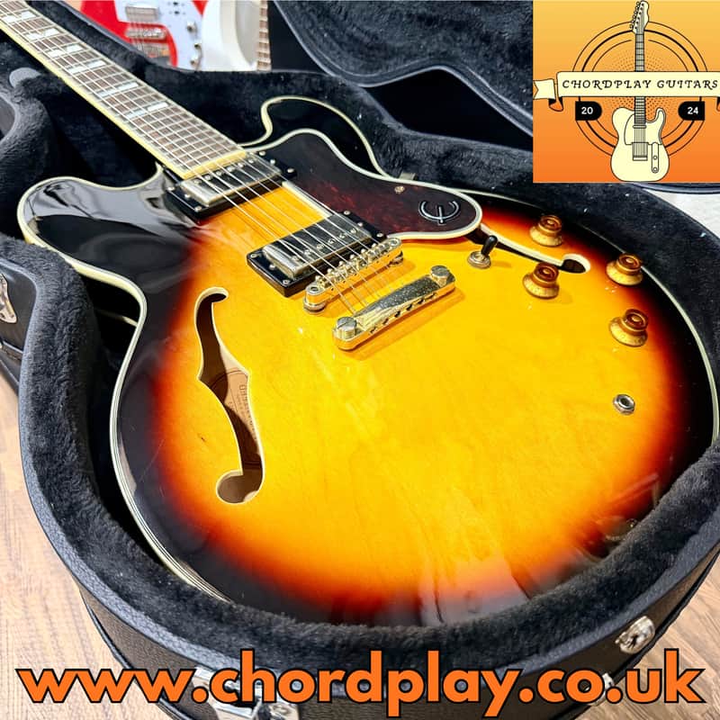 2008 – 2015 Epiphone Sheraton II Vintage Sunburst