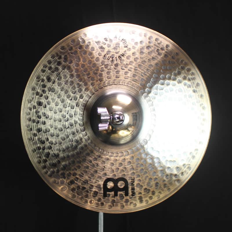 Meinl 14" Pure Alloy Custom Medium Thin Hi Hats - 965g/1092g (video demo) image 1