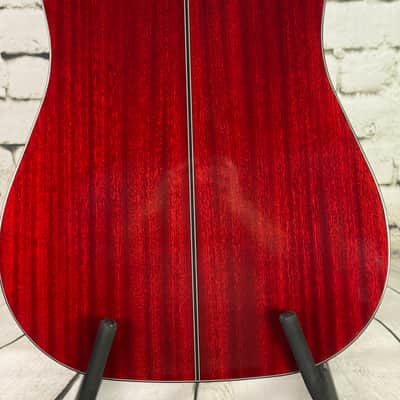 Takamine GD-30CE 12 Acoustic/Electric 12-String Guitar – Wine Red image 7