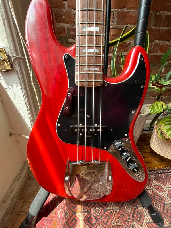 Fender Jazz Bass 1978 - Red Translucent image 1