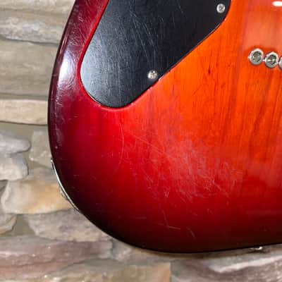 Schecter USA Custom Shop Sunset 7 1998 - Cherry Sunburst w/OHSC image 16