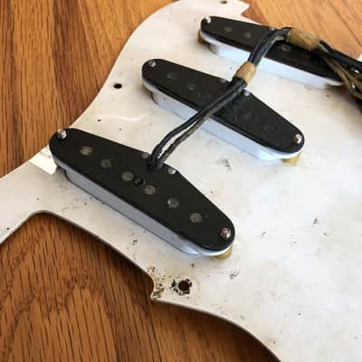1954 Fender Stratocaster Full Vintage pre-cbs Harness, OMG! Pickups, Pots, 3-way switch, Pickguard image 2