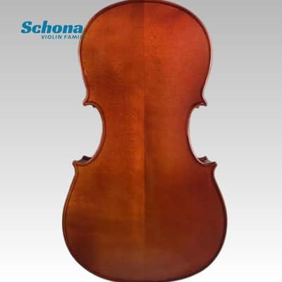 SCHONA SC-01BE - Glossy Finish Solid Wood Handmade Spruce Top Maple Back/Sides Cello Entry Level Exam  Cello for Beginners image 5