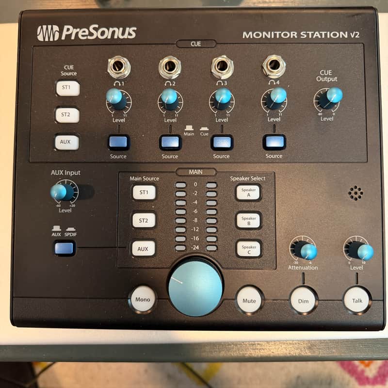 PreSonus Monitor Station V2 Desktop Monitor Controller 2014 - Present - Black image 1