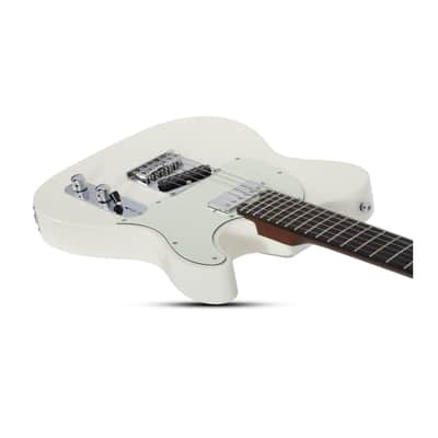 Schecter Nick Johnston Signature PT Electric Guitar in Atomic Snow with Schecter Universal Hard Shell Carrying Case image 7