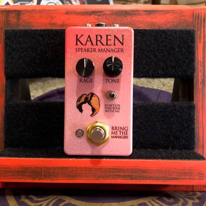 Eddie Rifkind Karen Speaker Manager 2021 Pink Glitter - Build to Order image 1