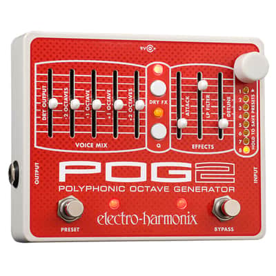 Mint Electro-Harmonix POG2 Polyphonic Octave Generator Harmonizing Guitar Effect Peda image 2