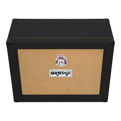 Orange 2x12 Open Back Speaker Cabinet, PPC212OB - Black image 6
