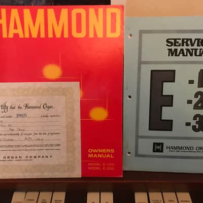 Hammond E-300 w/ bench and pedals E-311 1966 image 7