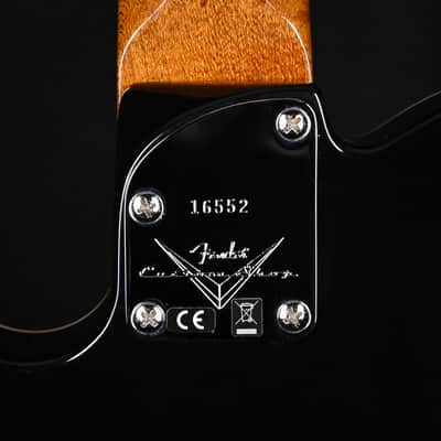 Fender Custom Shop American Custom Telecaster NOS- Aged Charcoal Frost Metallic/ Aged Black Back & Sides 2023 (XN16552) image 16