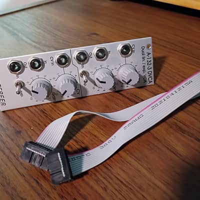Doepfer A-132-3 DVCA DuaI Linear / Exponential VCA 2010s - Silver image 4
