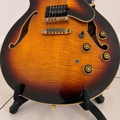 Ibanez AS153 Artstar Semi-Hollow – Seymour Duncan ’59 Set – Original Hardshell Case image 2