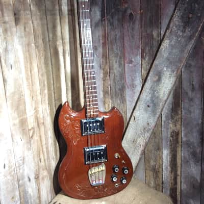 Vintage 1974 Guild JS-2 Bass W/OHSC image 6