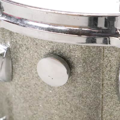 Gretsch Round Badge 3pc Drum kit Set Silver Sparkle 20/14/13" Vintage 1960's image 22
