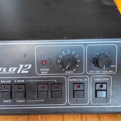 Eko Ritmo 12 (Italy, 1982) - Vintage Analog Drum Machine Rhythm Box with original footswitch image 3