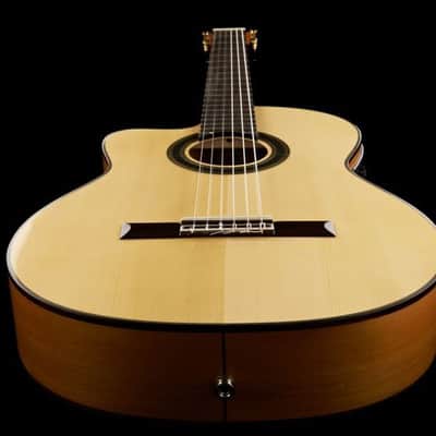Cordoba GK Studio Negra Left-Handed Flamenco Acoustic-Electric Guitar image 11