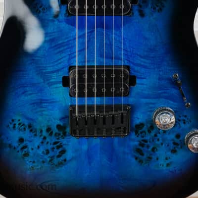 Schecter Omen Elite-6 - See-Thru Blue Burst image 6