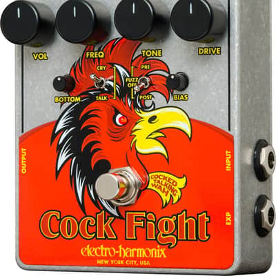 Electro Harmonix Cock Fight Talking Wah Pedal - With Power Adapter image 3
