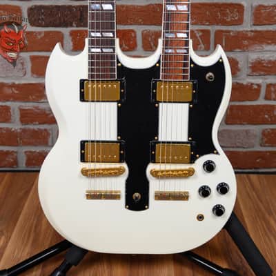 Gibson Custom Shop EDS-1275 Double Neck Alpine White 2008 w/OHSC image 1