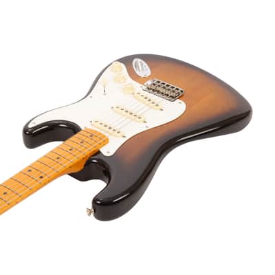 2023 Fender American Vintage II 57 Stratocaster 2-Tone Sunburst, V220XXXX image 2