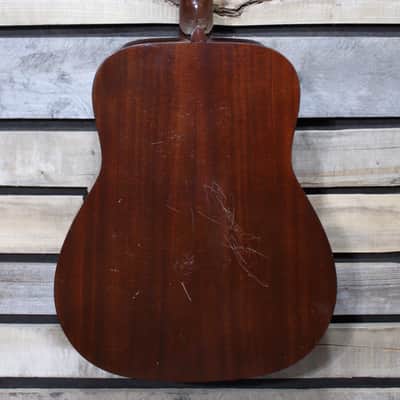 Vintage (1967) Yamaha FG180 Red Label Acoustic/Electric Guitar with LR Baggs pickup and Hardshell Case MIJ image 2