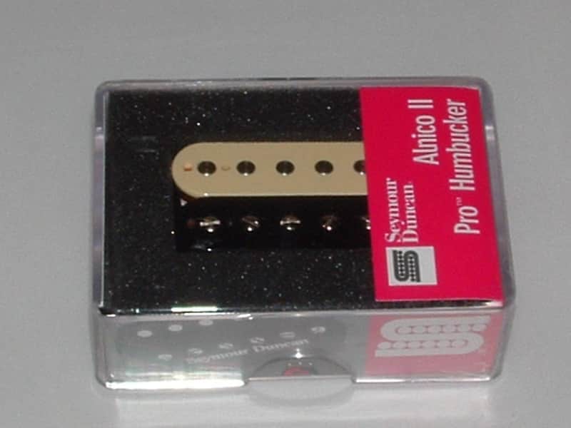 Seymour Duncan APH-1 Alnico 2 Pro Neck Pickup (Reverse Zebra) - APH-1n Reverse Zebra image 1