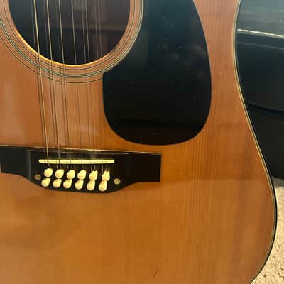 Takamine 12-String Dreadnought Acoustic Guitar Natural w/ Hard Case image 7