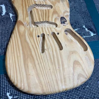 Unmarked Duo Sonic/Offset Style Guitar Body image 1