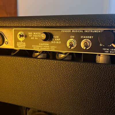 Fender Twin 1968-1969 - Silver face & black image 9