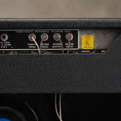 1968 Fender Deluxe Reverb AB763 Silverface 1x12 Combo Amp #59042 image 16