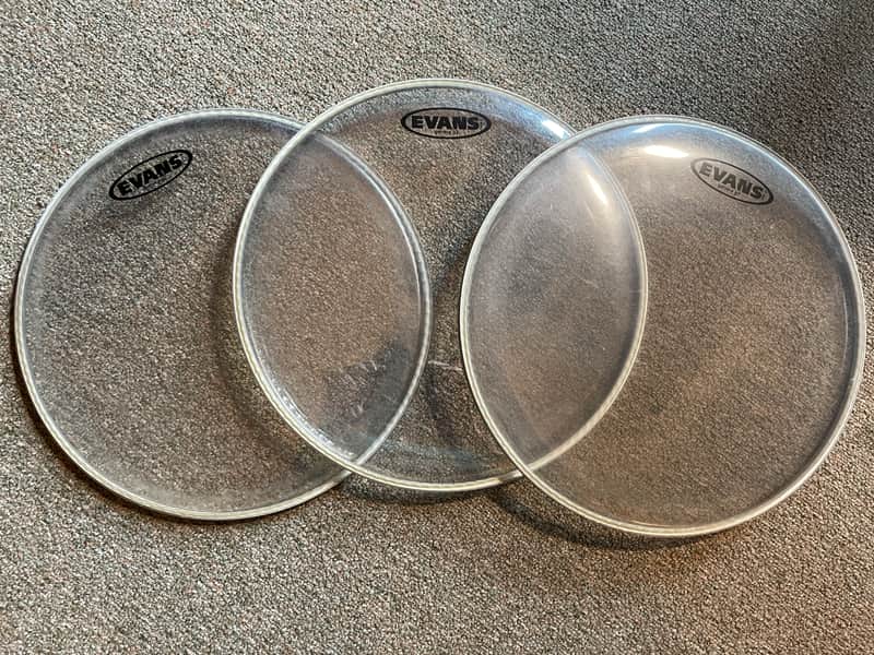 Evans G2 Clear Drum Head - 13" - 2 Count / G1 Clear Drum Head - 1 Count image 1