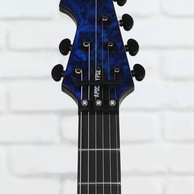 Schecter Avenger FR S Apocalypse Blue Reign 2022 - Blue image 9