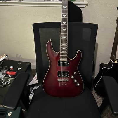 Schecter C1+ Unkown - Black cherry burst image 1