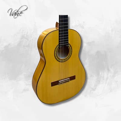 Vahe Flamenco Guitar Blanca, Handcrafted French Polish image 12
