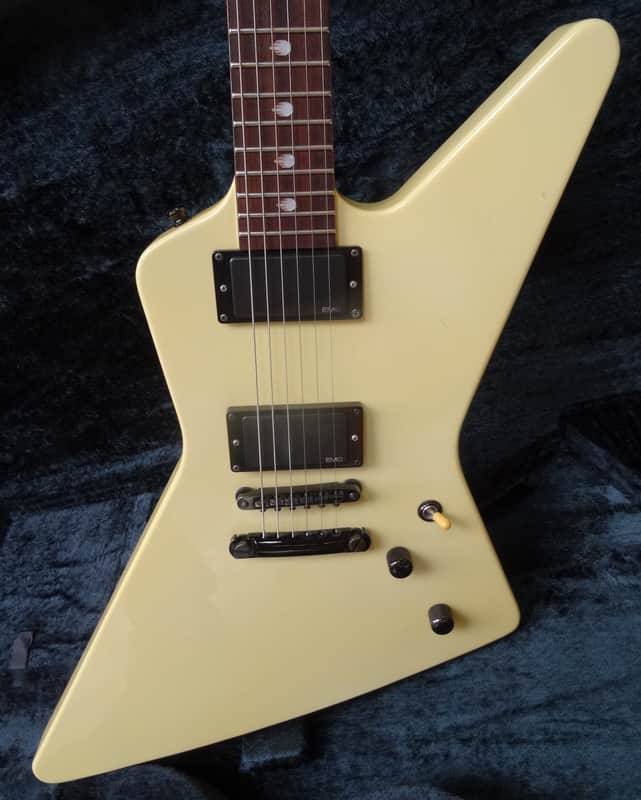 ESP MX-220 EET FUK Explorer James Hetfield Only 25 Made 1989 White image 1