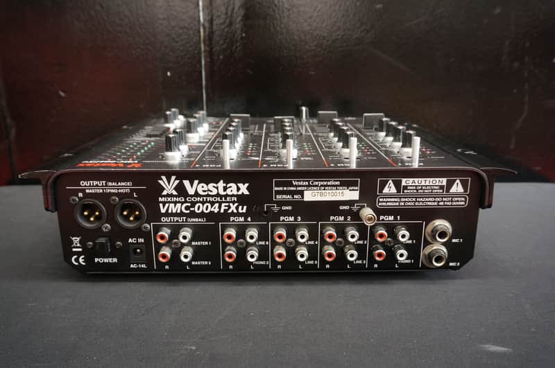 Vestax VMC-004FXu Four Channel Mixing Controller W/ Effects | Reverb