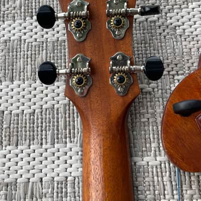 aNueNue Electric Tenor Harp Ukulele 2012 - Natural Satin Wood Grain image 8