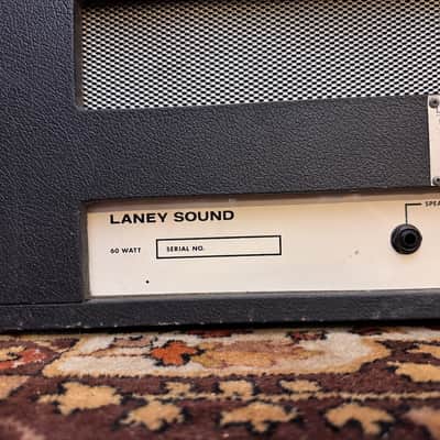 Vintage 1969 Laney Sound Pre Supergroup PA 60w Valve Amplifier Head *1960s* image 12