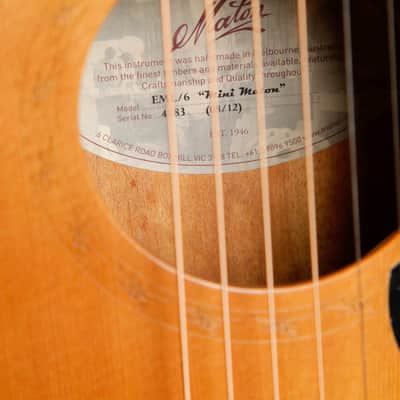 Maton EML-6 Mini Maton Acoustic-Electric Guitar 2012 Pre-Owned image 8