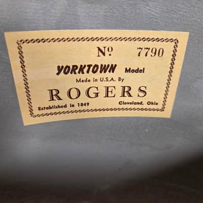 Vintage Rogers Yorktown 15x12 Marching Snare image 16