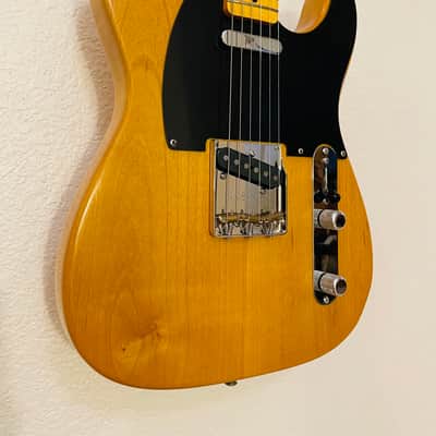 Partscaster By Rocker C Guitars ‘51 Telecaster Style USA & MIJ Parts Nitro Lacquer 2026 - Trans Amber Nitro Lacquer image 6