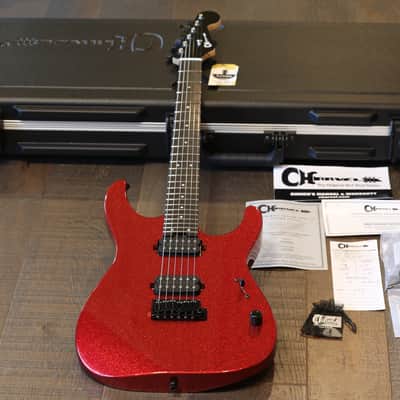 2022 Charvel Custom Shop DK-24 HH GT Electric Guitar Red Sparkle + COA OHSC image 1
